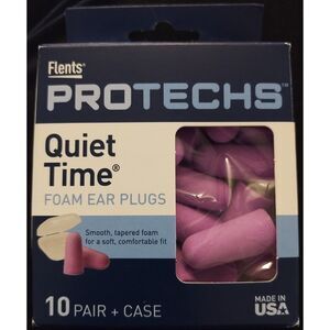 NIB Flents Protechs Quiet Time Foam Ear Plugs NRR 33